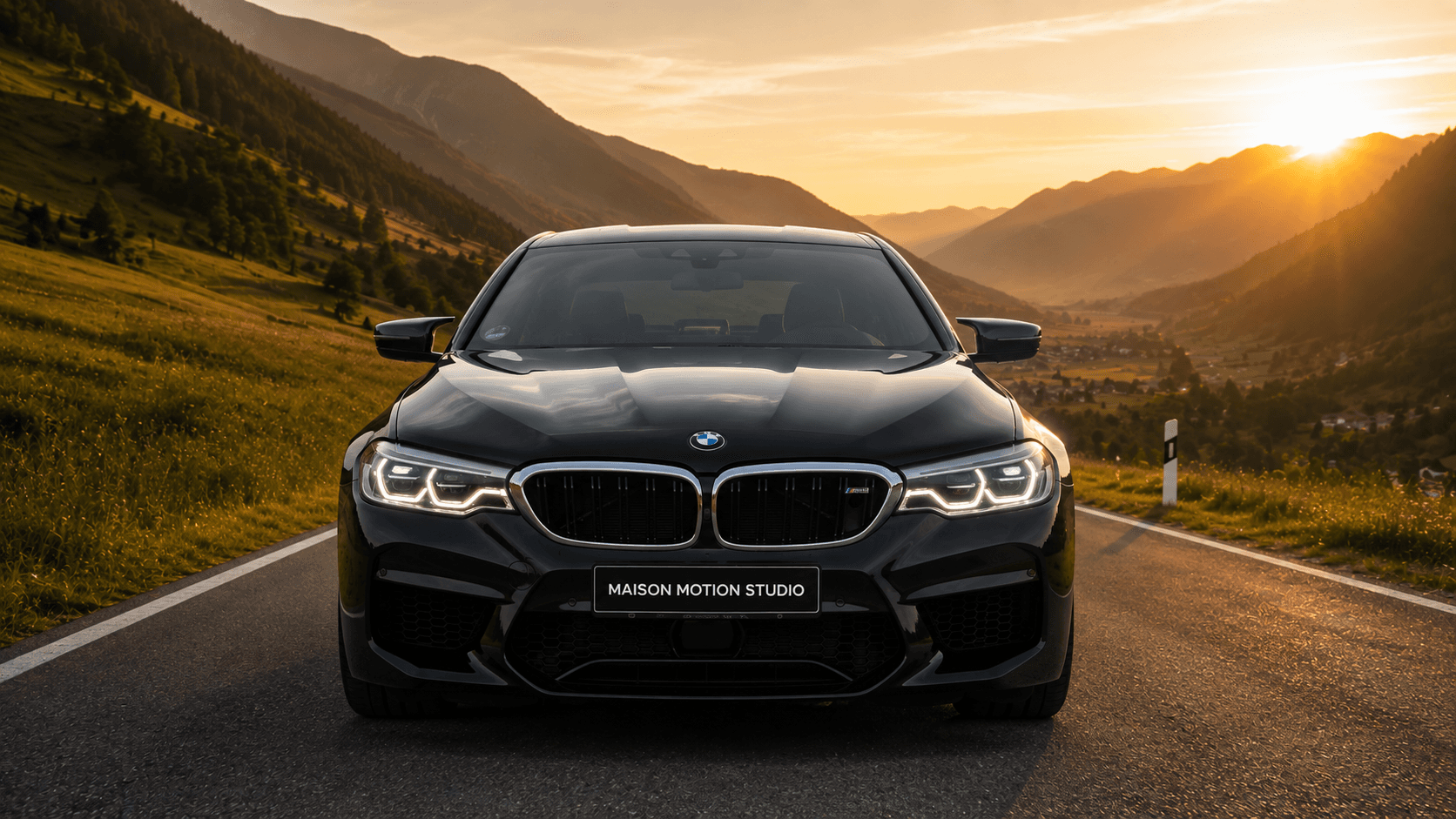 BMW M5 — premium vehicle presentation