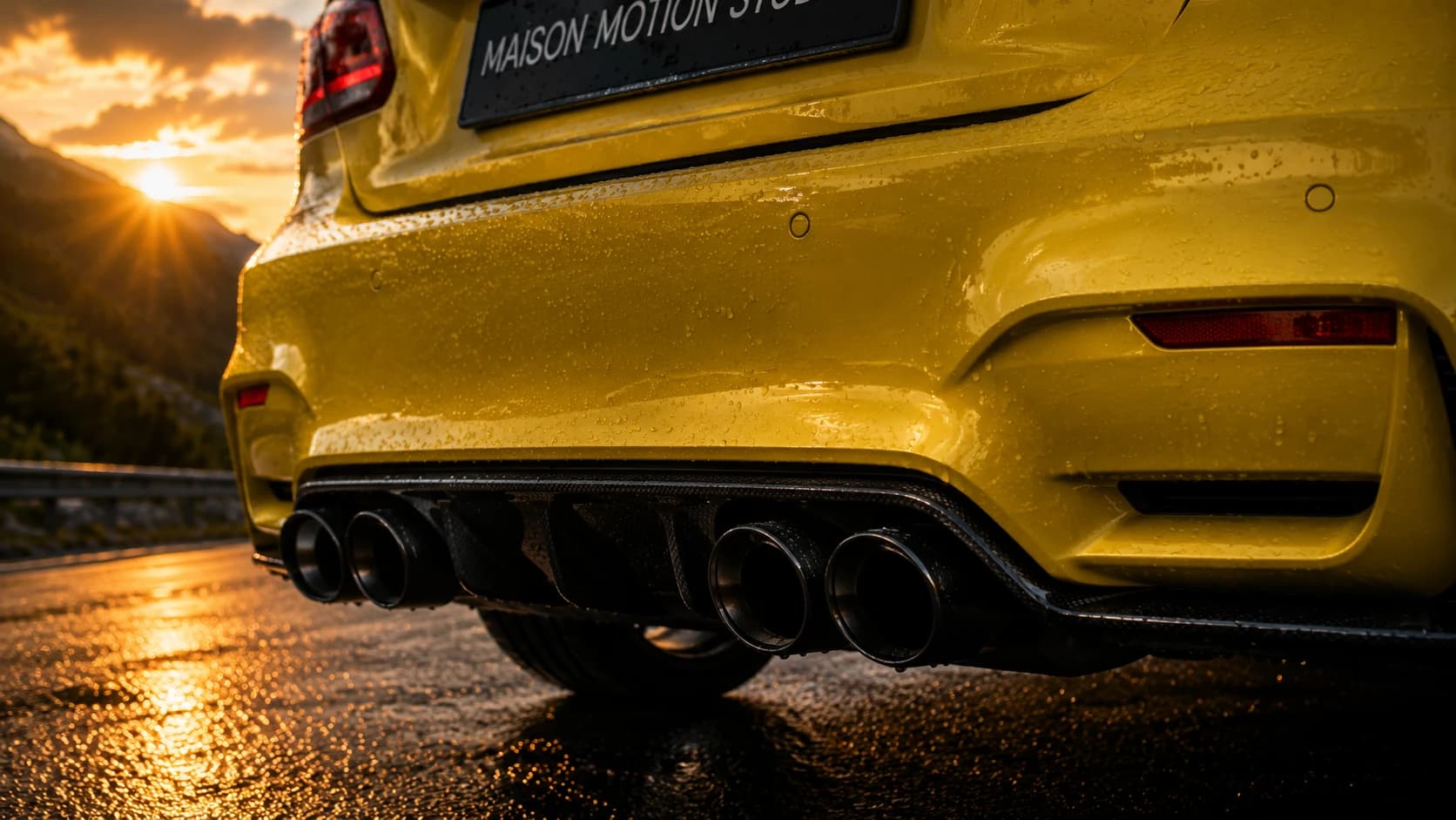 BMW M3 — cinematic video still