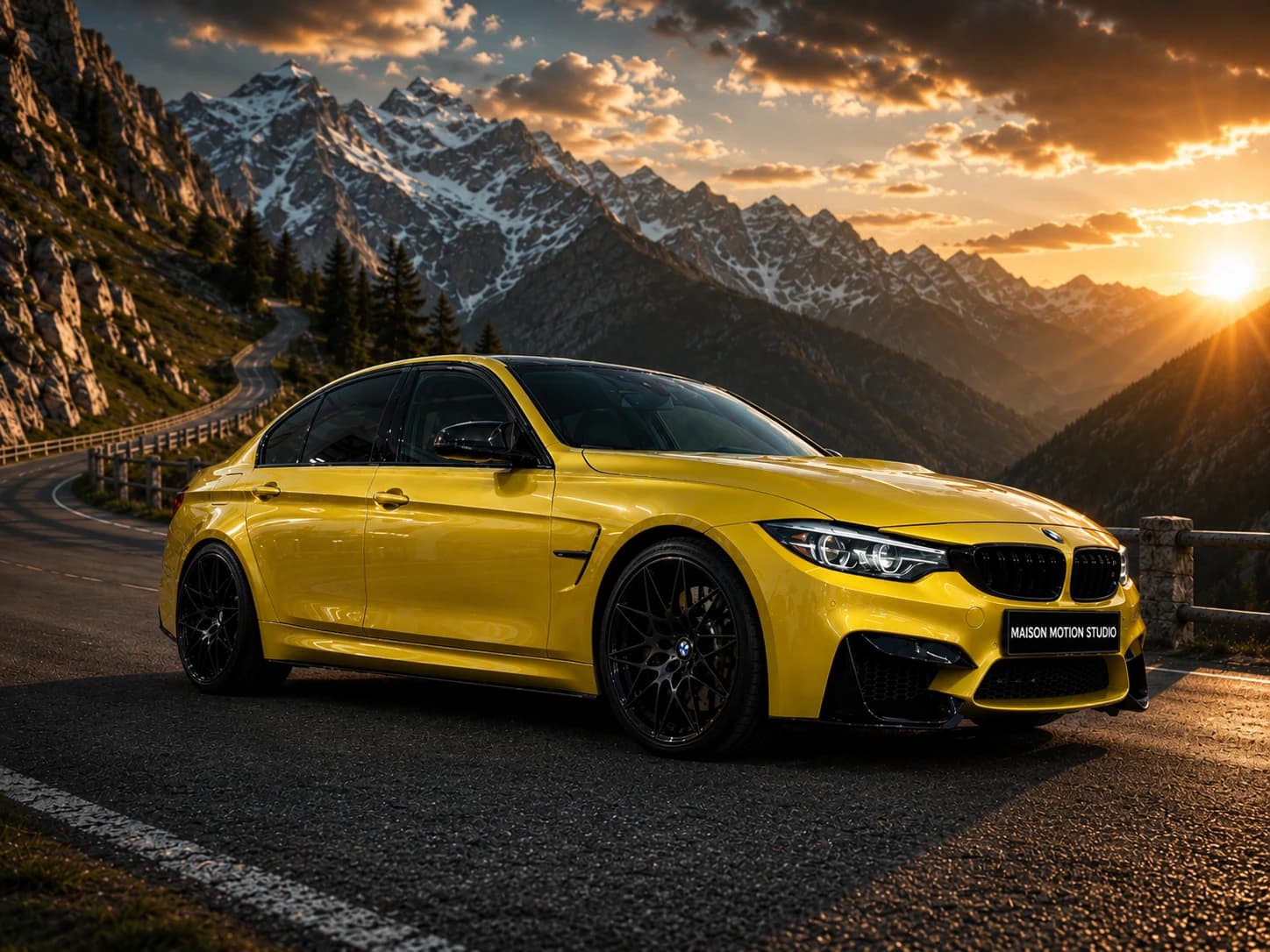 BMW M3 — premium vehicle presentation